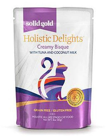 Gold Grain & Gluten Free Holistic Delights With Tuna & Coconut Milk Cat Bisque 24 (pouches)/case | Online Pet Store Perromart Singapore
