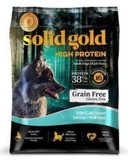 Solid Gold Grain Free High Protein Salmon + Krill Meal Dry Dog Food | Perromart Online Pet Store Singapore