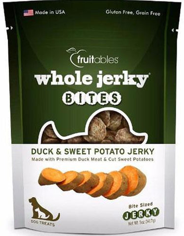 Fruitables Whole Jerky Dog Bites Duck & Sweet Potato - Perromart