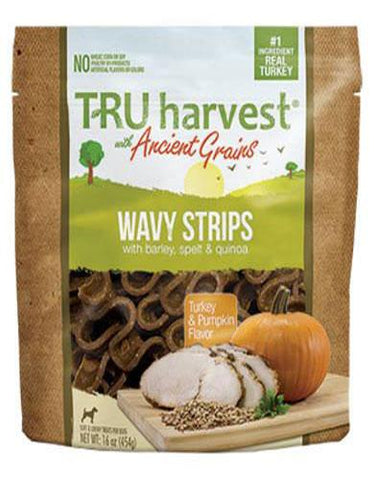 Tru Harvest® Ancient Grains Strips, Turkey 16oz | Perromart Online Pet Store Singapore