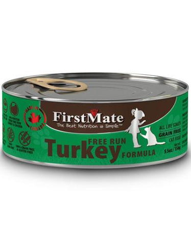 FirstMate Grain & Gluten Free, Free Run Turkey Canned Wet Cat Food | Perromart Online Pet Store Singapore