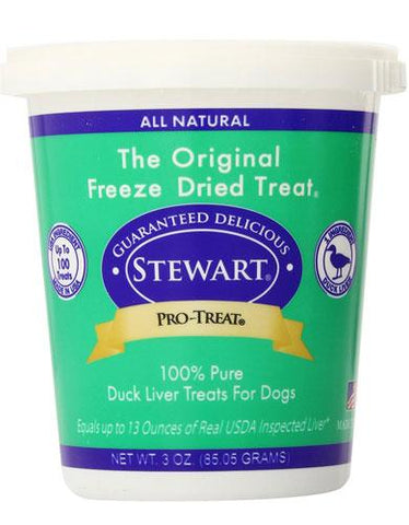Stewart Duck Liver Dog Freeze Dried Pro Treat | Perromart Online Pet Store Singapore