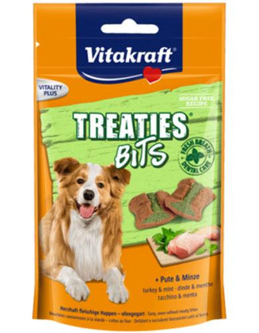 Vitakraft Dog Treaties Bits Turkey & Mint