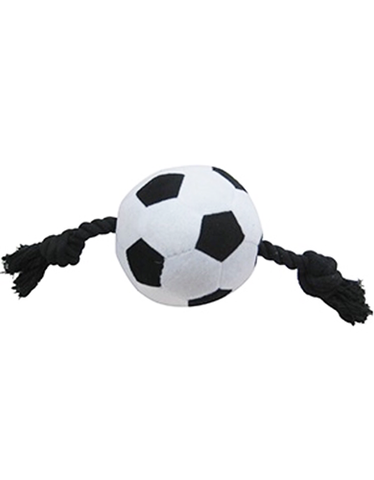 VItakraft Soccerball Plush w Rope | Perromart Online Pet Store Singapore
