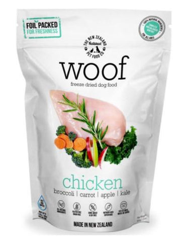 WOOF Freeze Dried Raw Chicken Dog Food | Perromart Online Pet Store Singapore