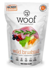WOOF Freeze Dried Raw Wild Brushtail Dog Food | Perromart Online Pet Store Singapore