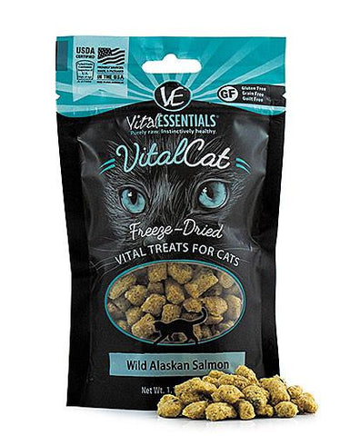 Vital Essentials Freeze Dried Wild Alaskan Salmon Cat Treat | Perromart Online Pet Store Singapore