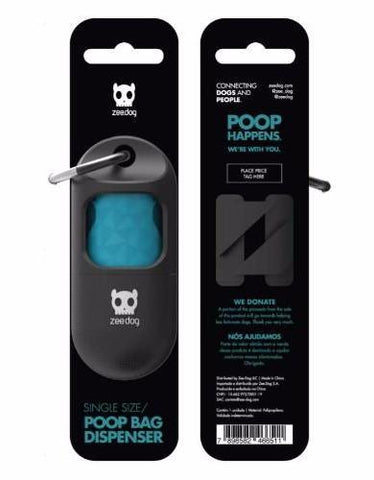 Zee Dog Poop Bag Dispenser For Dogs ( + 1 Roll )  | Perromart Online Pet Store Singapore
