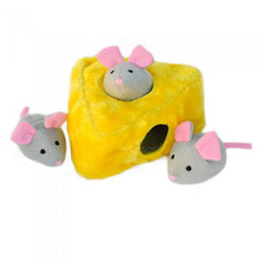 Zippypaws Burrow Mice 'n Cheese Dog Toy | Perromart Online Pet Store Singapore