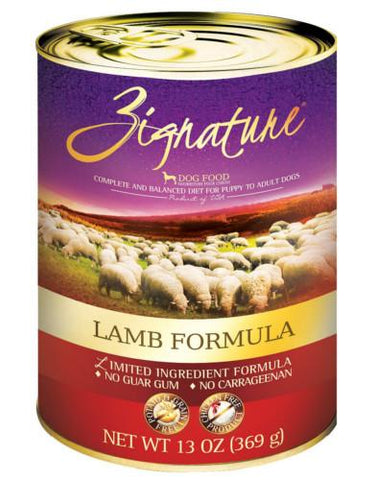 Zignature Lamb Formula Dog Canned Food ( 2 Sizes ) | Perromart Online Pet Store Singapore