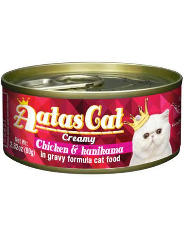 Aatas Cat Creamy Chicken & Kanikama in Gravy Cat Wet Food | Perromart Online Pet Store Singapore