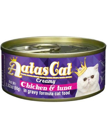 Aatas Cat Creamy Chicken & Tuna in Gravy Cat Wet food | Perromart Online Pet Store Singapore