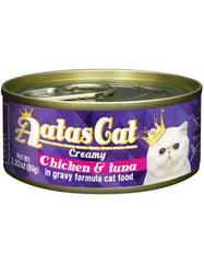 Aatas Cat Creamy Chicken & Tuna in Gravy Cat Wet food | Perromart Online Pet Store Singapore