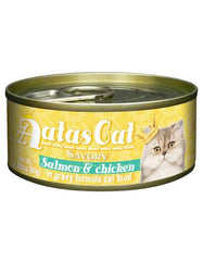 Aatas Cat Savory Salmon & Chicken in Gravy Cat Wet Food | Perromart Online Pet Store Singapore