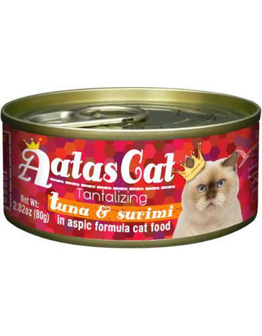 Aatas Cat Tantalizing Tuna & Surimi in Aspic Cat Wet Food | Perromart Online Pet Store Singapore