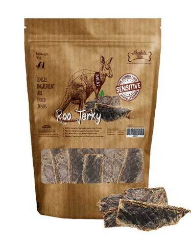 Absolute Bites Air Drited Roo Jerky Sensitive Dogs & Cats Treat Meat (2 Size) | Perromart Online Pet Store Singapore