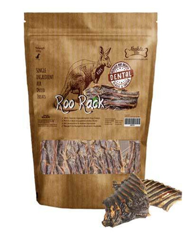 Absolute Bites Air Drited Roo Rack Dental Dogs Treat - (Ribs) 300g | Perromart Online Pet Store Singapore