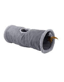 AFP Lambswool Find Me Cat Tunnel - Grey | Perromart Online Pet Store Singapore