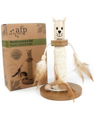 AFP Woodie Scratch N Roll Scratcher | Perromart Online Pet Store Singapore
