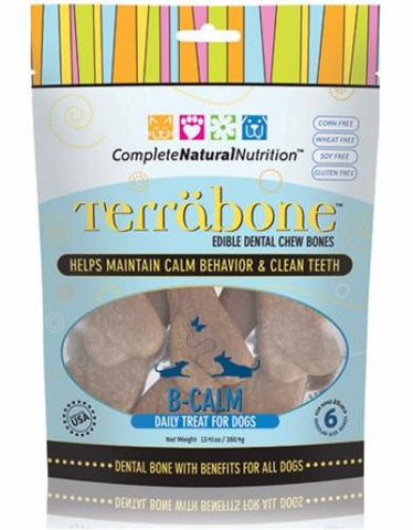Complete Natural Nutrition Terrabone B-Calm Dental Chew Bones | Perromart Singapore