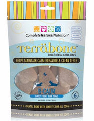 Complete Natural Nutrition Terrabone B-Calm Dental Chew Bones | Perromart Singapore