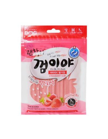 Blue Ocean Dental Chew Strawberry | Perromart Online Pet Store Singapore