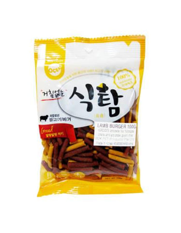 Blue Ocean Lamb Burger Snack Pet Treats | Perromart Online Pet Store Singapore