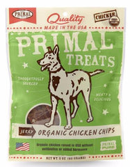 Primal Jerky Organic Chicken Chips Treats | Perromart Online Pet Store Singapore