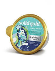 Solid Gold Leaping Waters Chicken, Salmon & Vegetables Recipe Cupped Dog Food | Perromart Online Pet Store Singapore