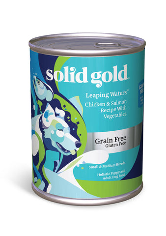 Solid Gold Leaping Waters Grain & Gluten Free Chicken & Salmon Recipe With Vegetables | Perromart Online Pet Store Singapore