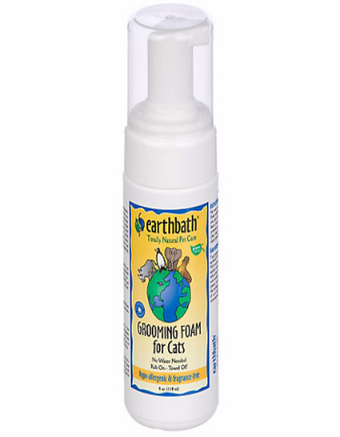 Earthbath Hypo Allergenic Grooming Foam For Cats ( 118ml )  | Perromart Online Pet Store Singapore