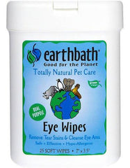 Earthbath Hypoallergenic Eye Wipes For Pets ( 25-count )  | Perromart Online Pet Store Singapore