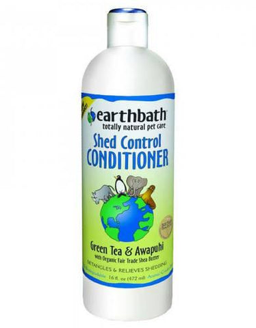 Earthbath Shed Control Green Tea & Awapuhi Conditoner For Pets ( 472ml/3.8ltr ) | Perromart Online Pet Store Singapore
