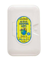 Earthbath HypoAllergenic Fragrance Free Grooming Wipes For Pets ( 100 towels )  | Perromart Online Pet Store Singapore