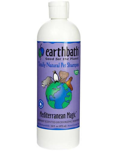 Earthbath Mediterranean Magic Deodorising Shampoo For Pets ( 472ml/3.8ltr )  | Perromart Online Pet Store Singapore