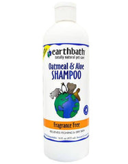 Earthbath Oatmeal & Aloe Fragrance Free Shampoo For Pets ( 472ml/3.8ltr )  | Perromart Online Pet Store Singapore
