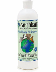Earthbath Tea Tree & Aloe Vera Shampoo For Pets ( 472ml/3.8ltr ) | Perromart Online Pet Store Singapore