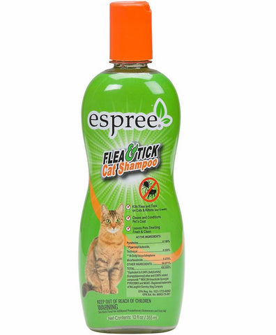 Espree Flea & Tick Cat Shampoo ( 355 ml )  | Perromart Online Pet Store Singapore