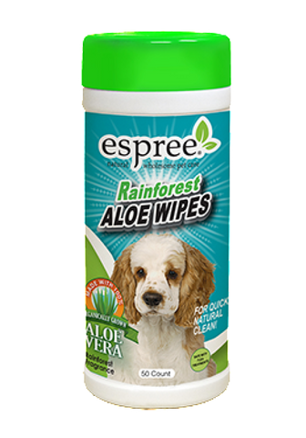Espree Rainforest Aloe Wipes For Dogs ( 50 wipes )  | Perromart Online Pet Store Singapore
