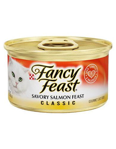 Fancy Feast Savory Salmon Feast Canned Cat Food 85g