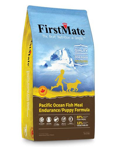 FirstMate Normal Bites Pacific Ocean Fish Formula Puppy/Endurance Dry Dog Food | Perromart Online Pet Store Singapore