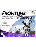 Frontline Plus for Large Dogs 45-88lbs (3 or 6 Doses) | Perromart Online Pet Store