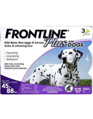 Frontline Plus for Large Dogs 45-88lbs (3 or 6 Doses) | Perromart Online Pet Store