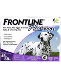Frontline Plus for Large Dogs 45-88lbs (3 or 6 Doses) | Perromart Online Pet Store