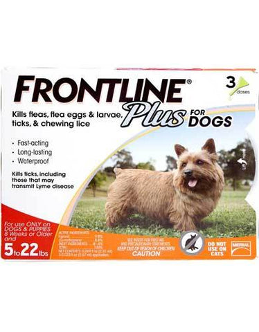 Frontline Plus for Small Dogs < 10kg (3 or 6 Doses) | Perromart online Pet Store