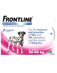 Frontline Top Spot Large Dogs 20kg-40kg 3's/Pack - Perromart