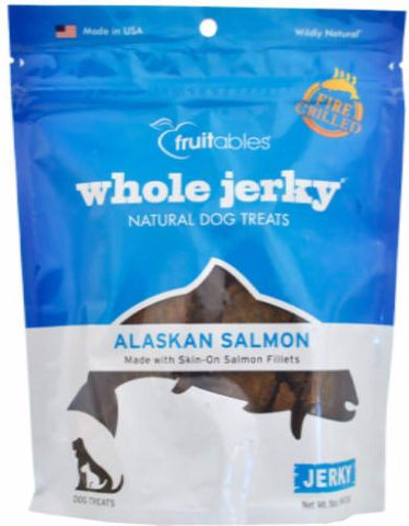Fruitables Whole Jerky Dog Bites Alaskan Salmon - Perromart