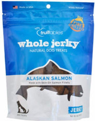 Fruitables Whole Jerky Dog Bites Alaskan Salmon - Perromart
