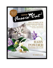 Fussie Cat Scoopable Litter Baby Powder 10L | Perromart Online Pet Store Singapore