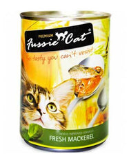 Fussie Cat Fresh Mackerel Canned Cat Wet Food 400g | Perromart Online Pet Store Singapore